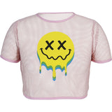 Camiseta Rejilla Acid para mujer Detalle
