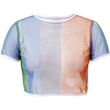 Camiseta Rejilla Arcoiris para mujer Bis