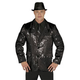 Chaqueta Lentejuelas Negra para Hombre