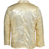 Chaqueta Lentejuelas Oro para Hombre Trasera
