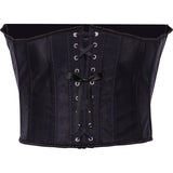 Corset Bajo Pecho Negro para mujer Espalda
