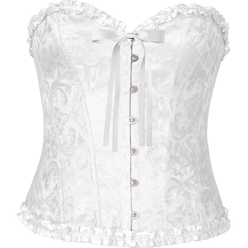 Corset Blanco para mujer Detalle
