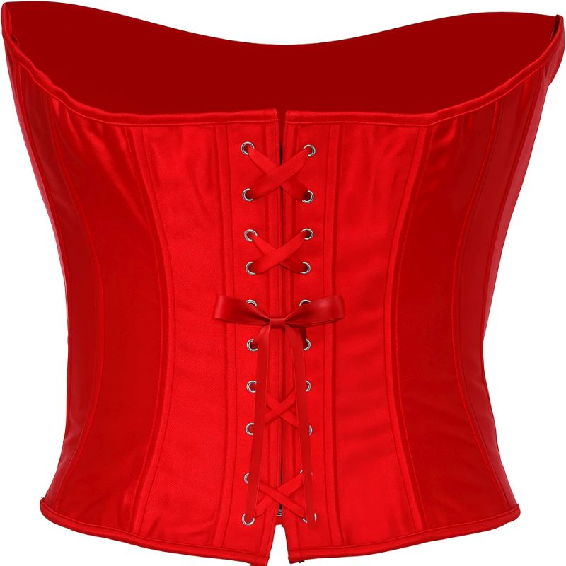 Corset Rojo para mujer Espalda