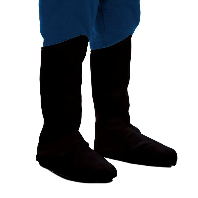 Klassische schwarze Stiefelüberzieher für Erwachsene