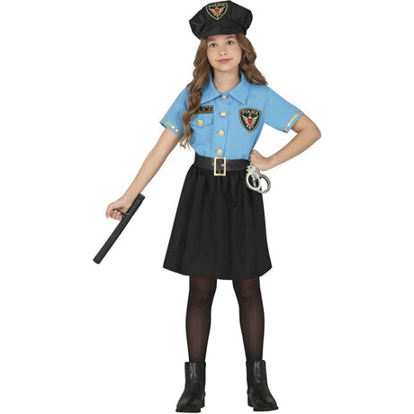 Disfraz de Agente del Orden y la Ley para niña