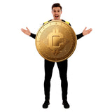 Disfraz de Bitcoin adulto unisex Bis