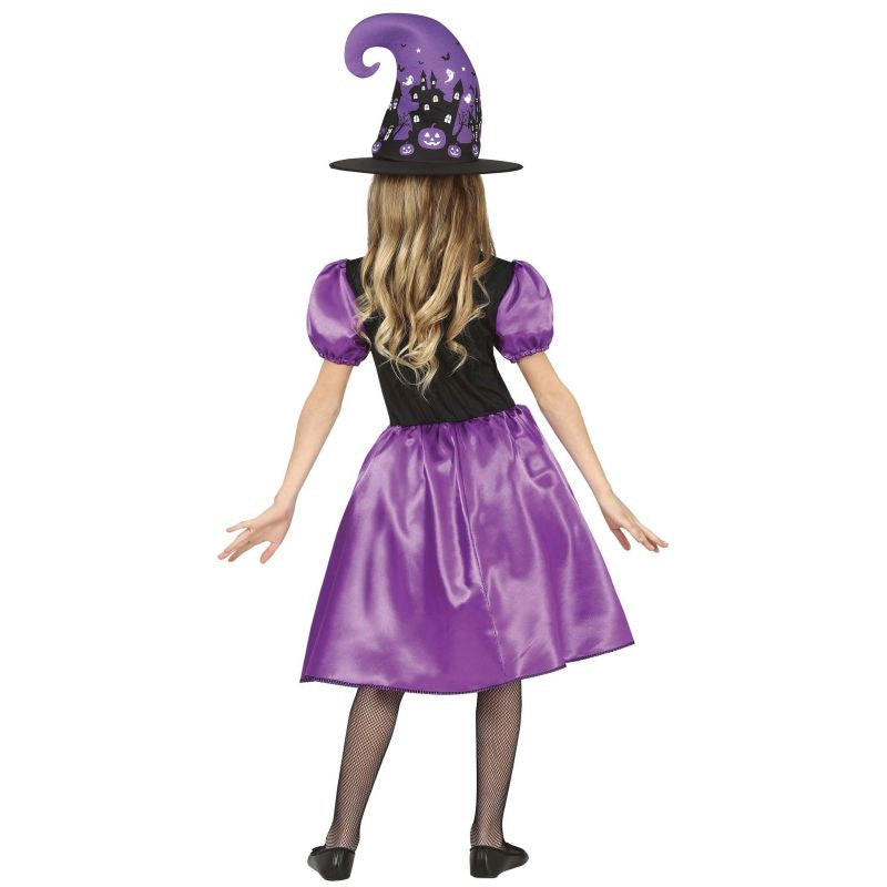 Disfraz de Bruja Nocturna para niña Espalda