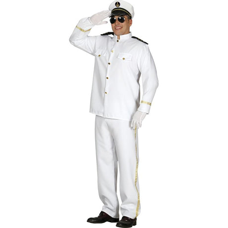 Disfraz de Capitán de Crucero para hombre