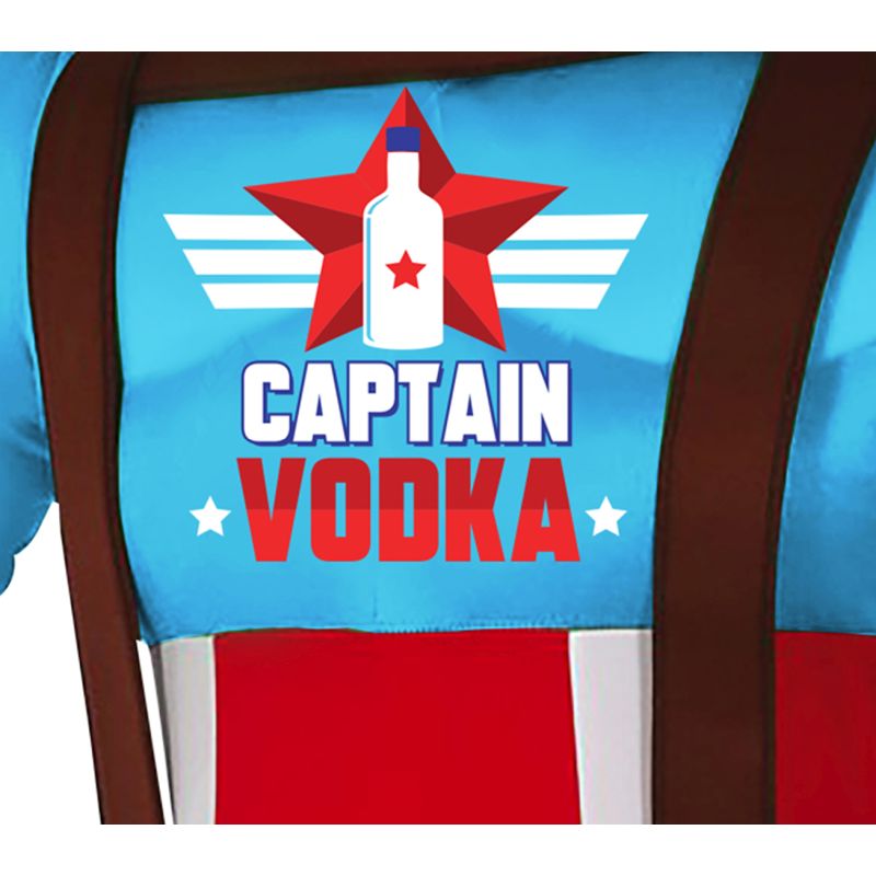Disfraz de Capitán Vodka para hombre Detalle