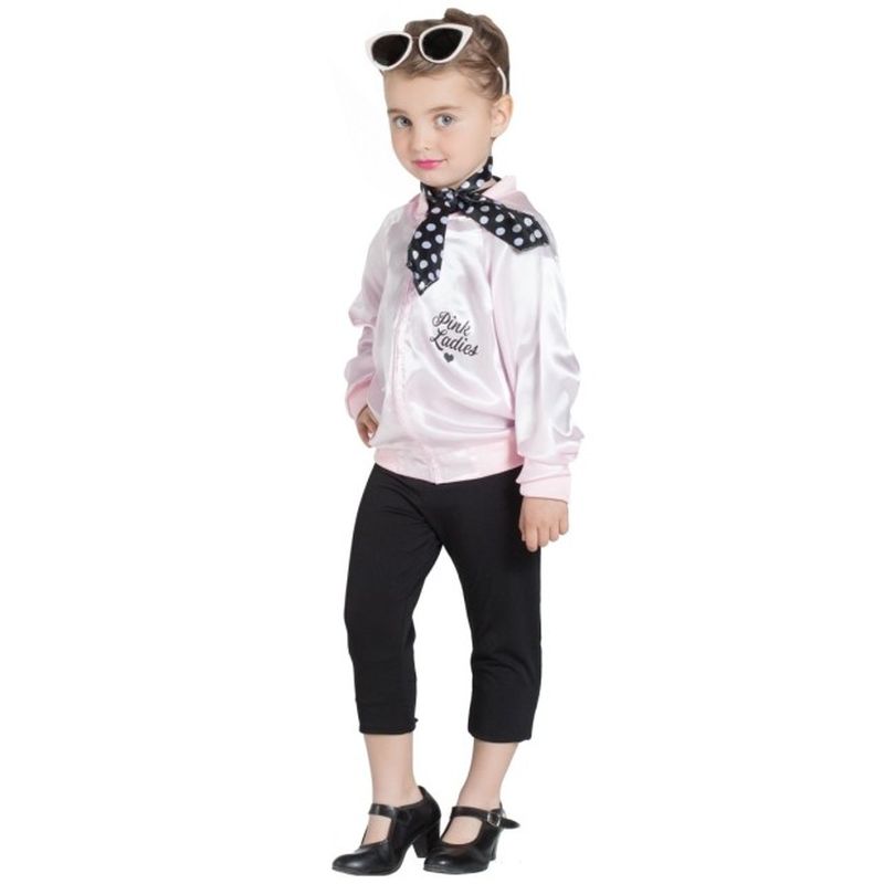 Disfraz de Chaqueta Pink Ladies para niña