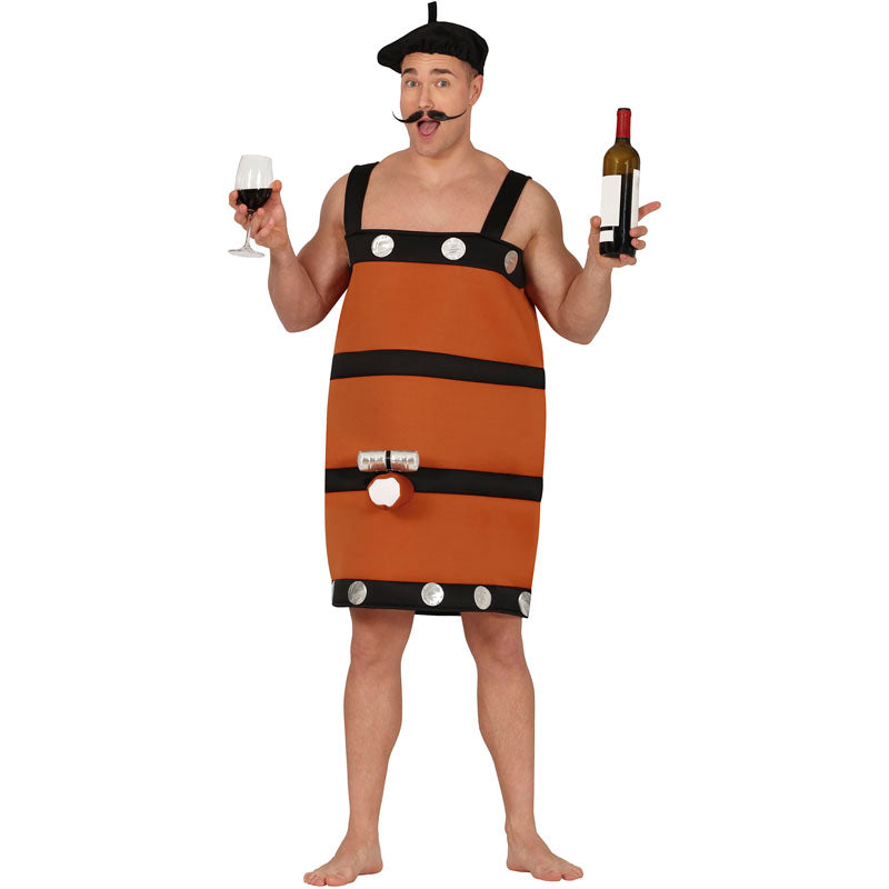 Disfraz de Barril de Vino para hombre