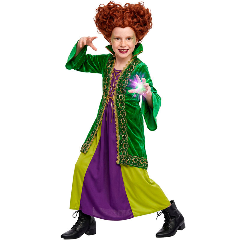 Disfraz de Bruja verde Winifred para niña