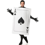 Disfraz de Carta Póker As de Picas adulto unisex Hombre