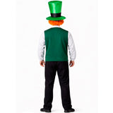 Disfraz de Duende San Patricio para hombre espalda