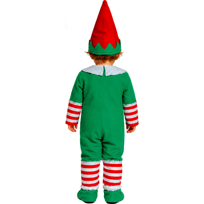 Disfraz de Elfo navideño para bebé espalda
