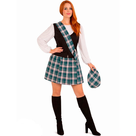Disfraz de Escocesa Celta para mujer