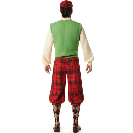 Disfraz de Jugador de Golf para hombre Espalda