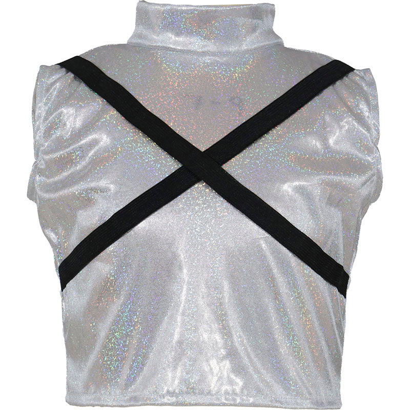 Disfraz de K-pop Silver Leader para niña Pieza dos