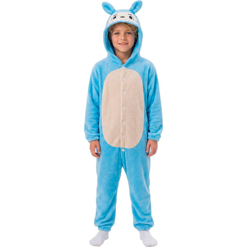 Disfraz de Labubu azul para niño