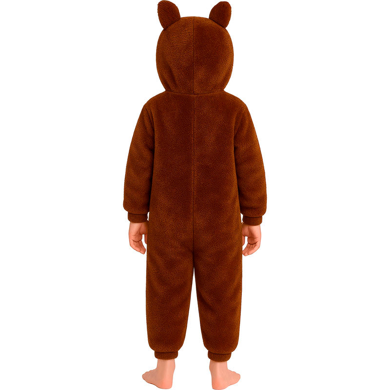 Disfraz de Labubu marrón infantil Espalda