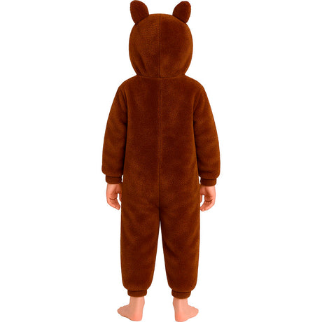 Disfraz de Labubu marrón infantil Espalda