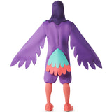Disfraz de Loro morado adulto unisex Espalda