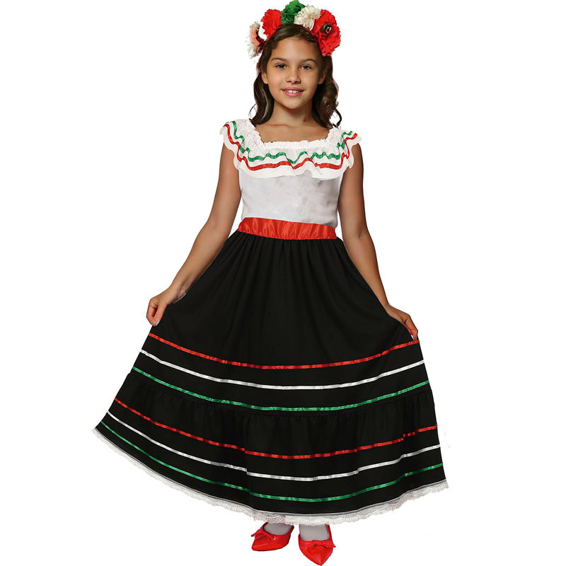 Disfraz de Mexicana Yaneli para niña