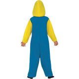 Disfraz de Minion kigurumi infantil Espalda
