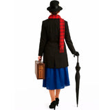 Disfraz de Niñera Mary Poppins para mujer espalda