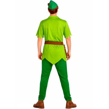 Disfraz de Peter Pan para hombre espalda