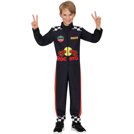 Disfraz de Piloto Formula racing para niño