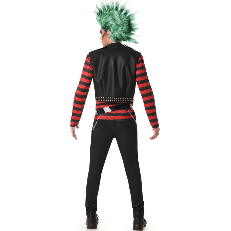 Disfraz de Punky rock para hombre Espalda