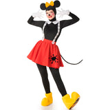 Disfraz de Ratoncita Minnie con parche para mujer