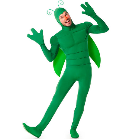 Disfraz de Saltamontes verde para hombre
