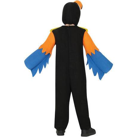 Disfraz de Tucán infantil Espalda