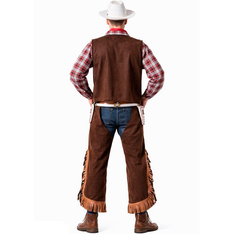 Disfraz de Vaquero Lucky Luke para hombre espalda