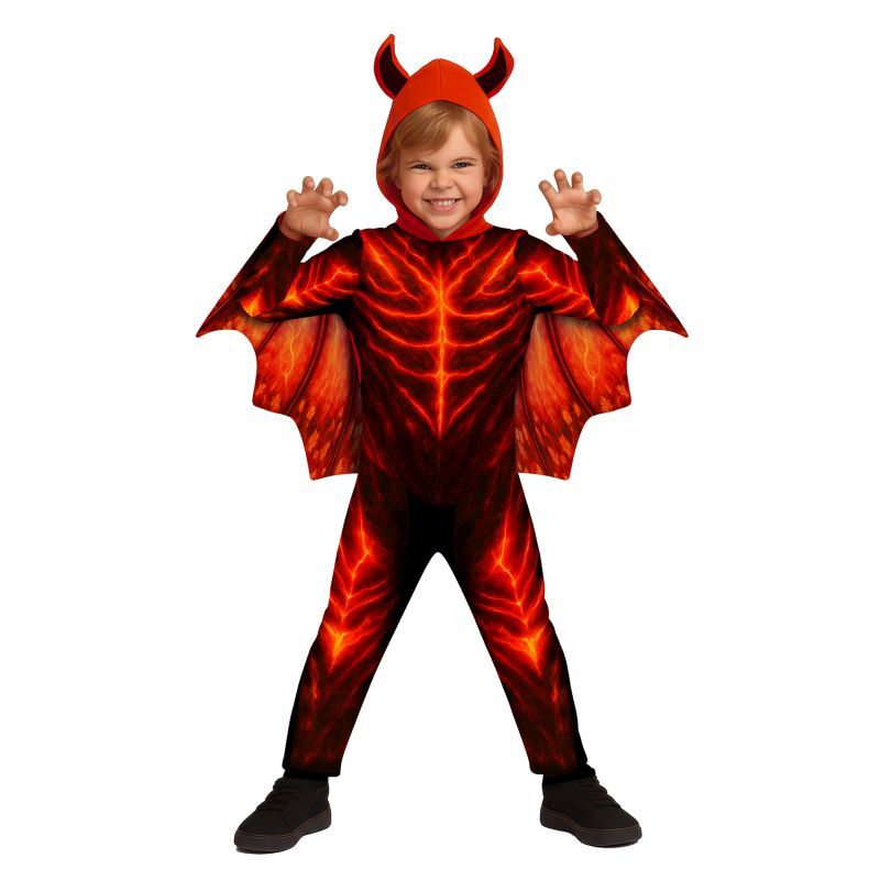 Disfraz de Demonio Fuego para niño