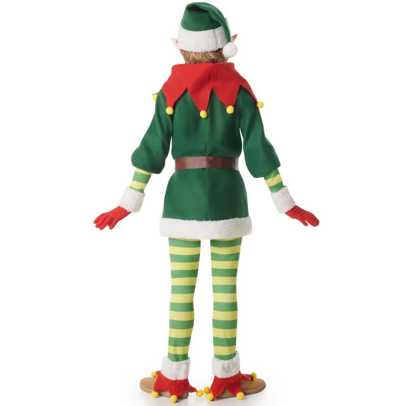 Disfraz de Elfo Dulce Navidad para niño Espalda