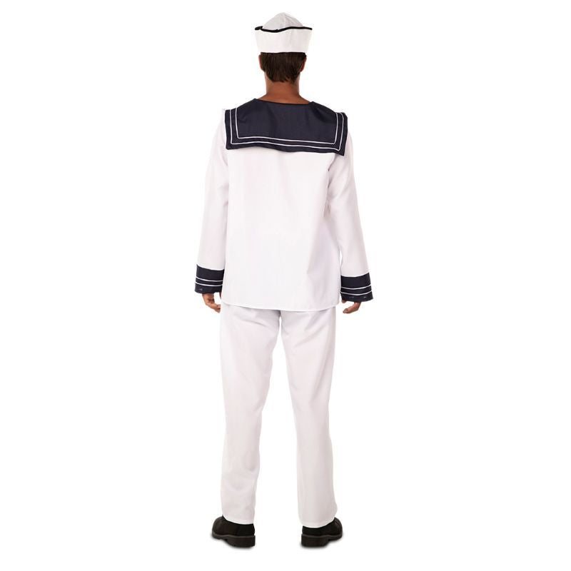 Disfraz de Marinero Clásico para hombre Espalda