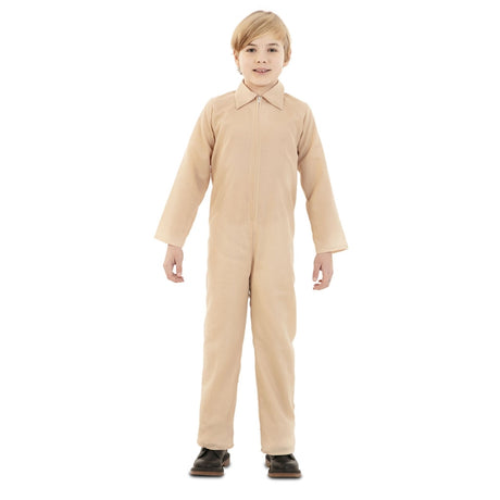 Disfraz de Mono de Trabajo Crema infantil
