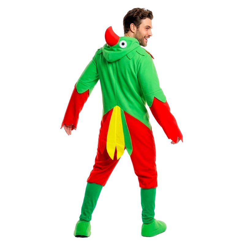 Disfraz de Papagayo adulto unisex Espalda Bis