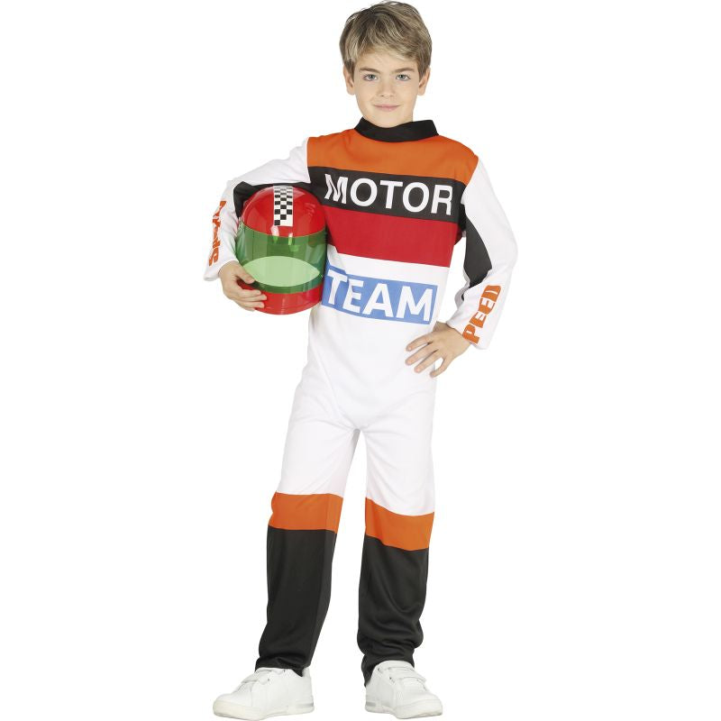 Disfraz de Piloto Motos para niño