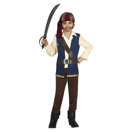 Disfraz de Pirata Sparrow para niño