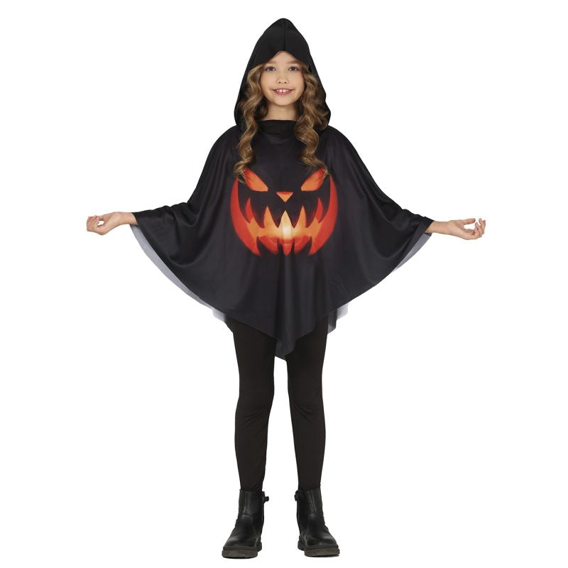 Disfraz de Poncho Calabaza Endemoniada infantil Bis