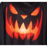 Disfraz de Poncho Calabaza Endemoniada infantil Detalle