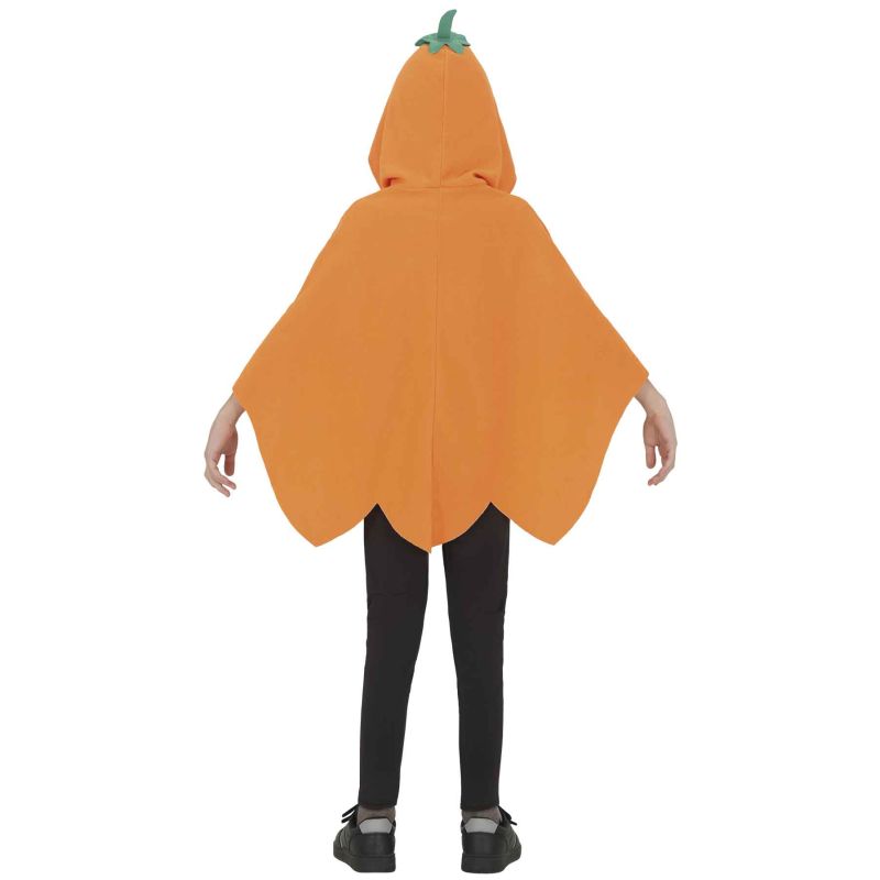Disfraz de Poncho Calabaza infantil Espalda