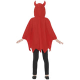 Disfraz de Poncho Demonio infantil Espalda