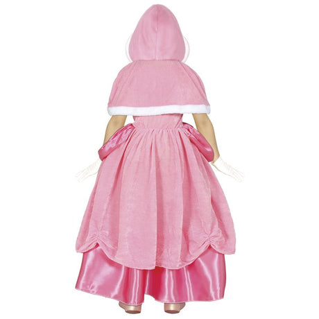 Disfraz de Princesa Invierno Rosa para niña Espalda