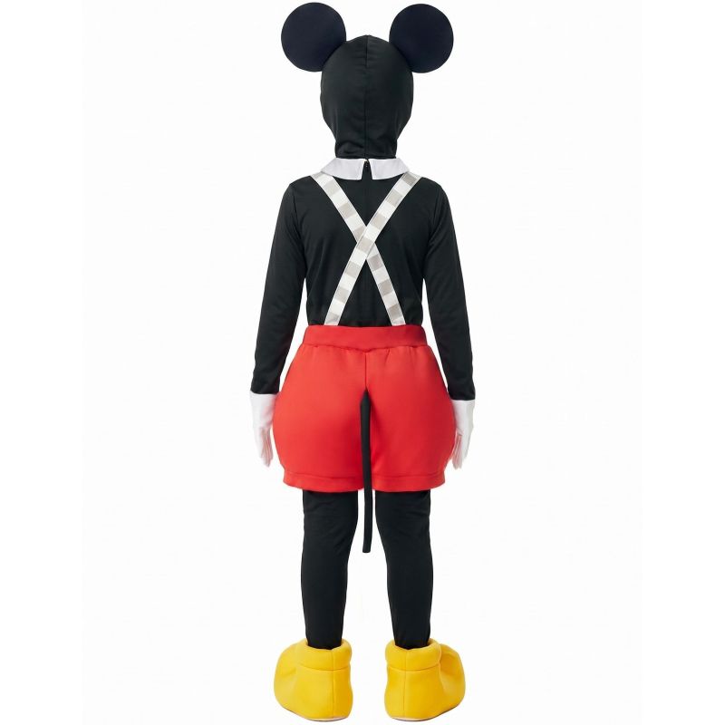 Disfraz de Ratón Mickey con parche para niño Espalda