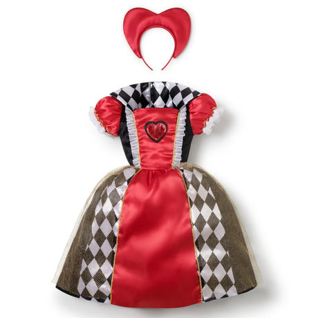 Disfraz de Reina Corazones Deluxe para bebé Contenido